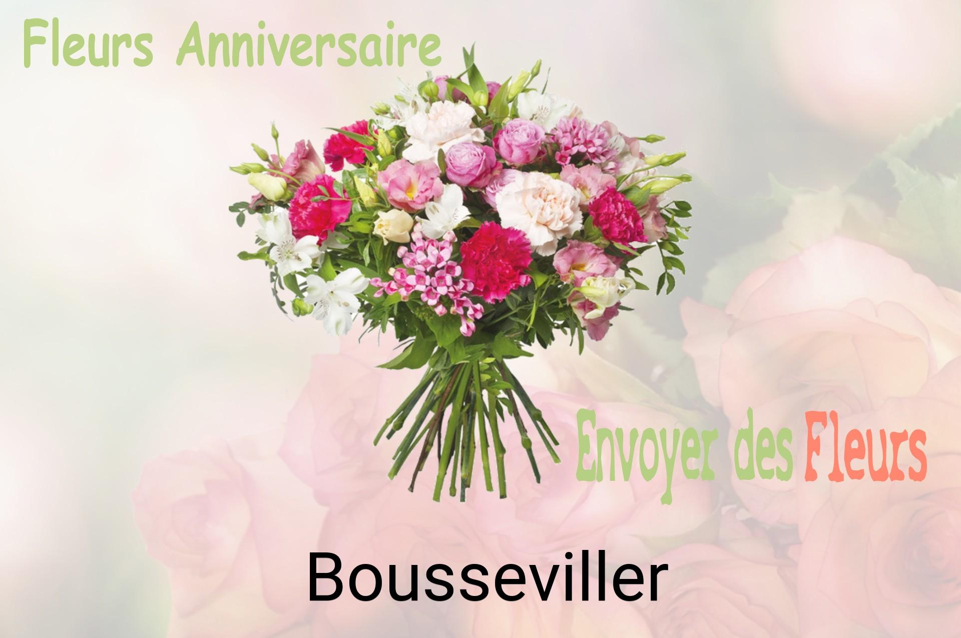 Bouquet de fleurs d’anniversaire livré à Bousseviller