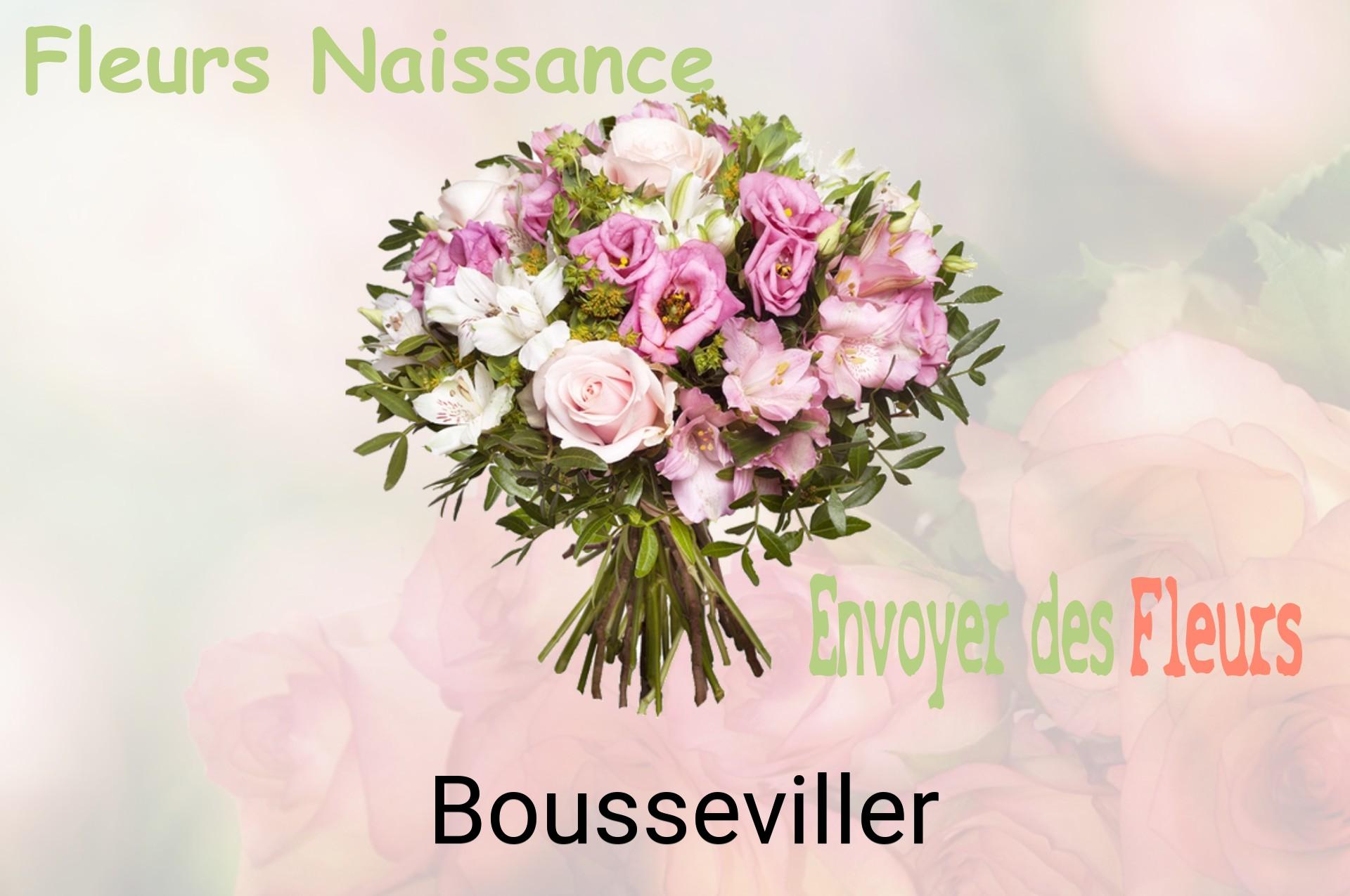 Bouquet de fleurs de naissance livré à Bousseviller