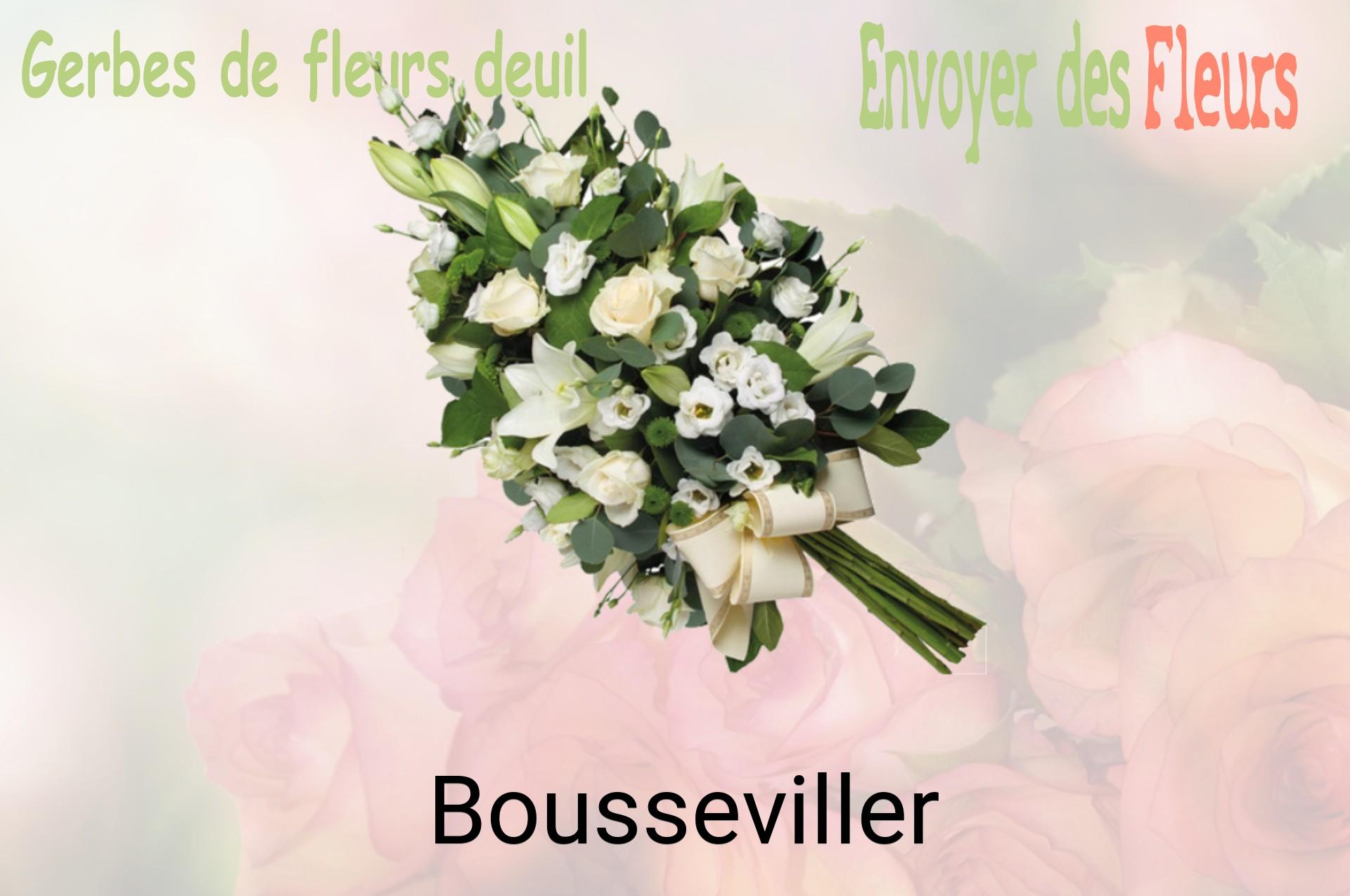 Gerbe de fleurs de deuil livrée à Bousseviller